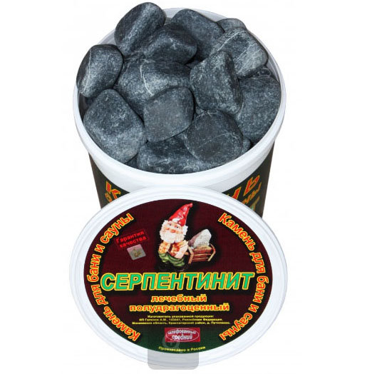 Камни для бани Серпентинитит-1 20 кг