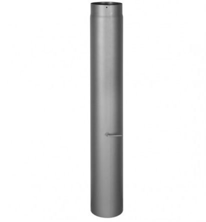 Дымоходы КПД Труба с шибером КПД 1000 сталь 150 мм